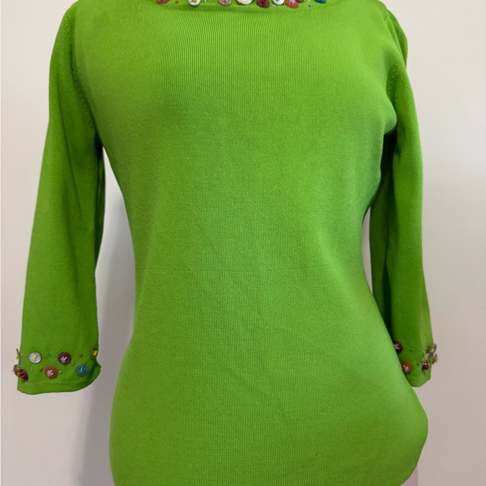 Pierri New York vintage beaded blouse in size large